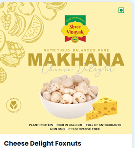 Cheese Delight Makhana – Crunch with a Cheesy Punch!